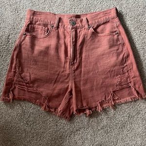 Pink American Eagle Jean Shorts